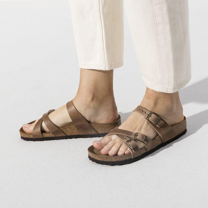 Birkenstock Franca Tobacco Oiled Leather - Kumpfy Shoes