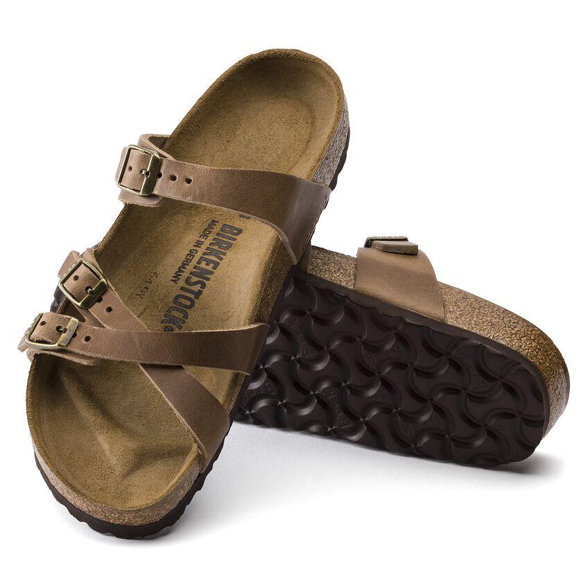 Birkenstock Franca Tobacco Oiled Leather - Kumpfy Shoes