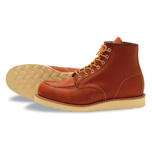 Red Wing 6" Classic Moc Oro Legacy Leather 875 - Kumpfy Shoes