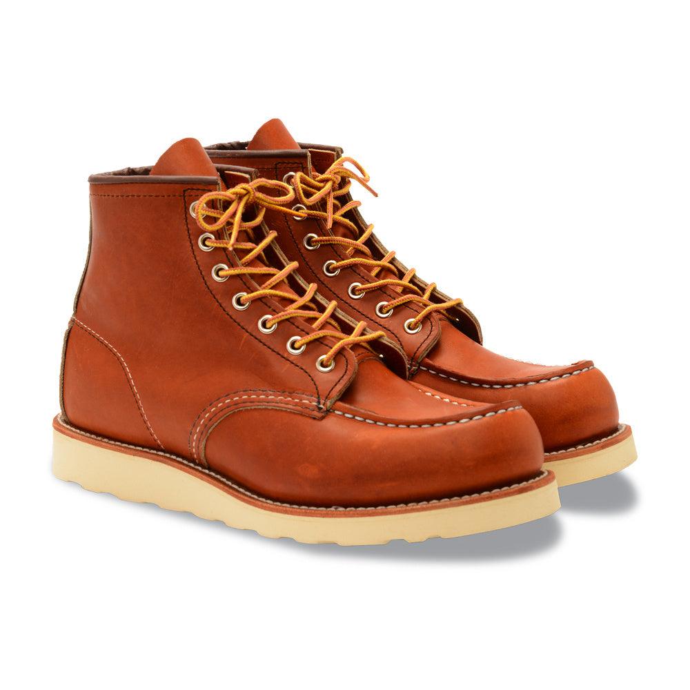 Red Wing 6" Classic Moc Oro Legacy Leather 875 - Kumpfy Shoes