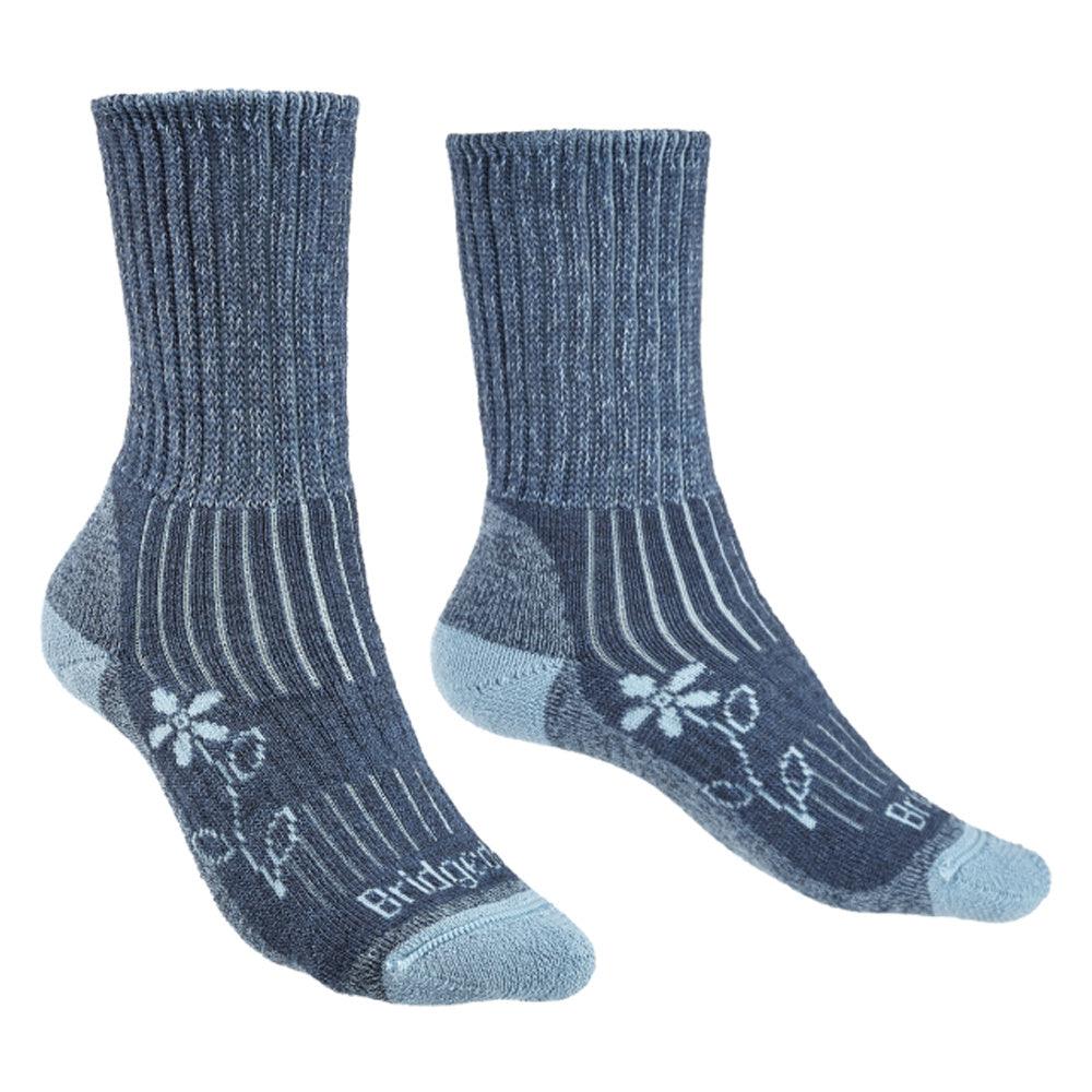 Bridgedale Trekker Socks Women Blue - Kumpfy Shoes