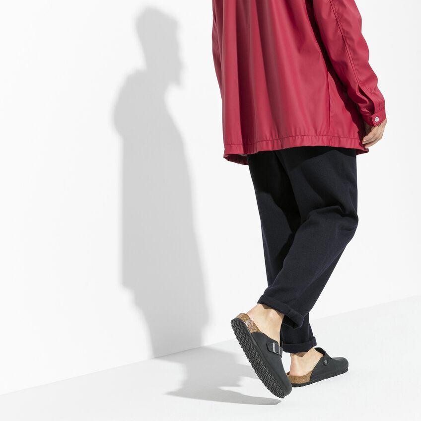 Birkenstock Boston Black Oiled Leather - Kumpfy Shoes