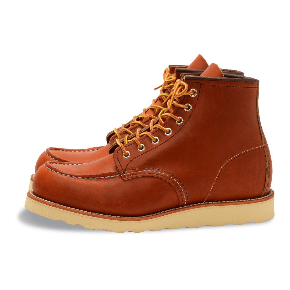 Red Wing 6" Classic Moc Oro Legacy Leather 875 - Kumpfy Shoes