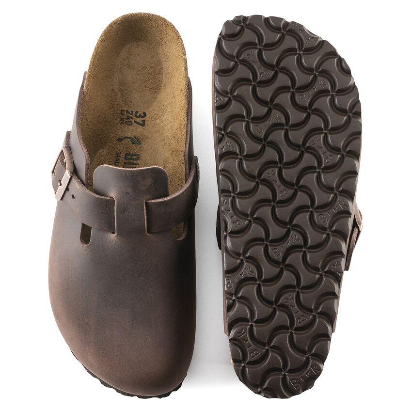 Birkenstock Boston Havana Oiled Leather - Kumpfy Shoes