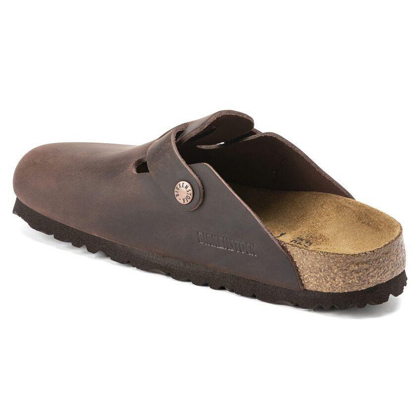 Birkenstock Boston Havana Oiled Leather - Kumpfy Shoes