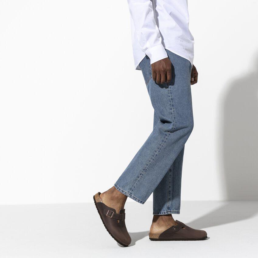 Birkenstock Boston Havana Oiled Leather - Kumpfy Shoes