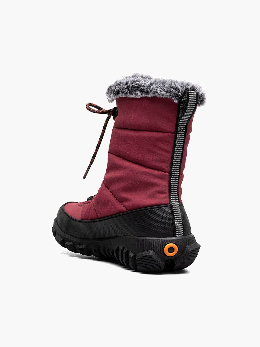Bogs Cedar Quilt Lace - Garnet - Kumpfy Shoes