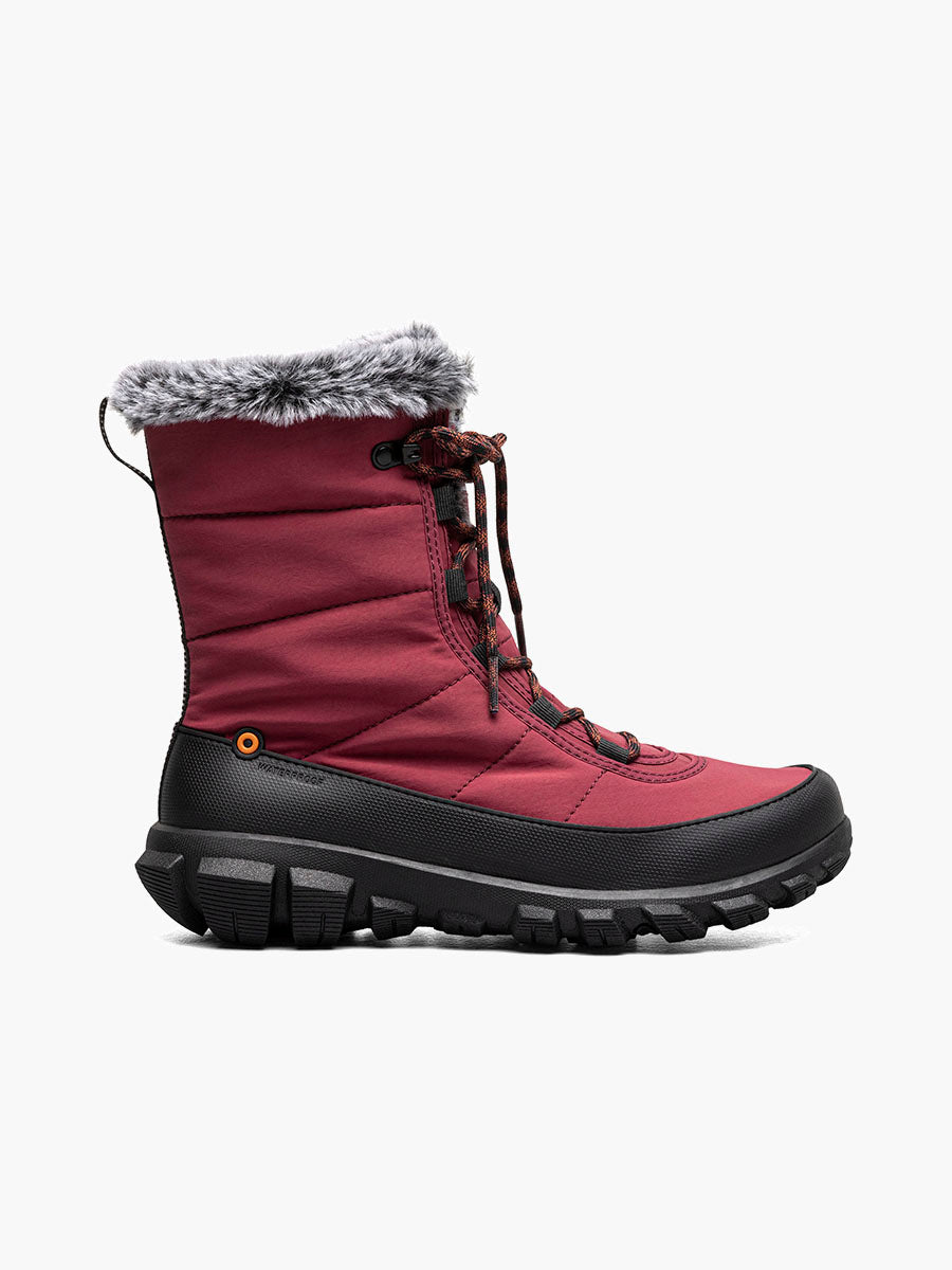 Bogs Cedar Quilt Lace - Garnet - Kumpfy Shoes