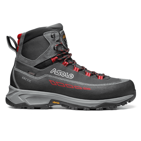 Asolo Arctic GV Men Gunmetal/Red - Kumpfy Shoes
