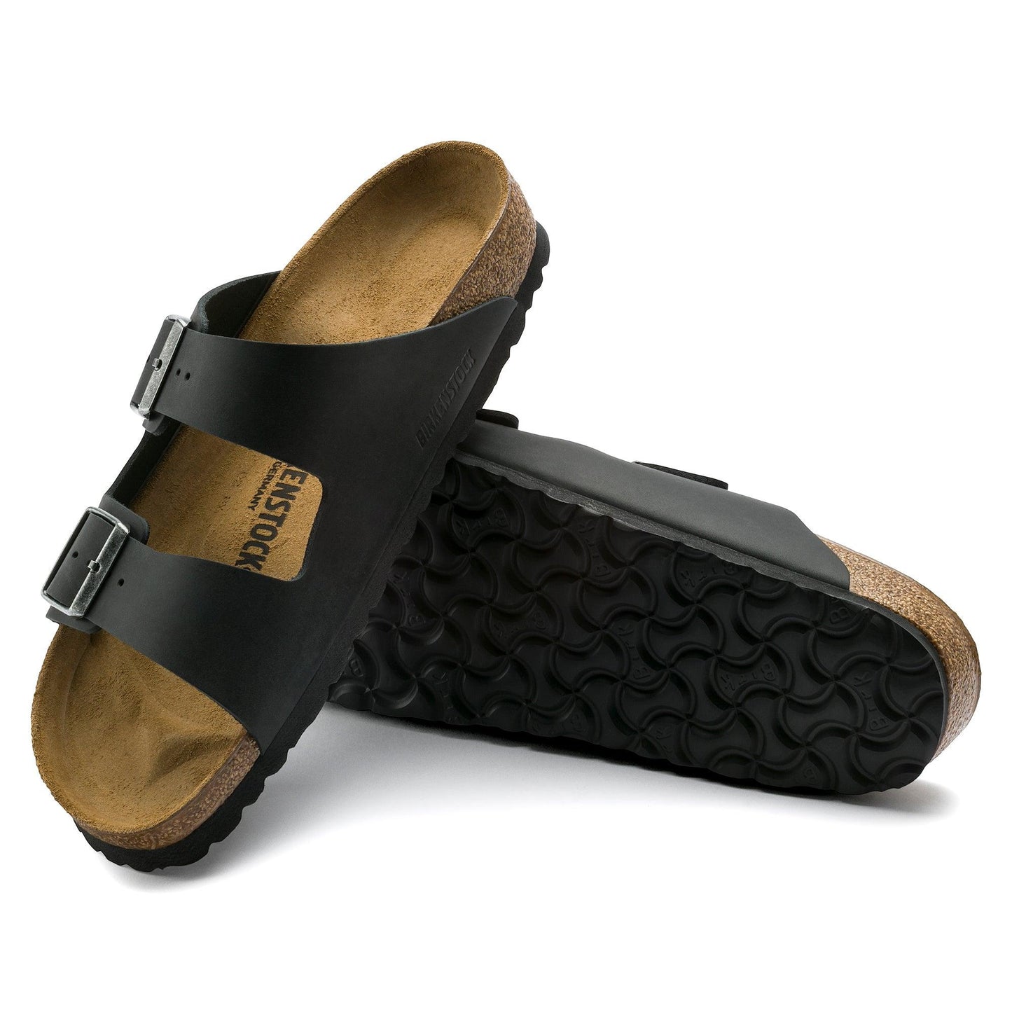 Birkenstock Arizona Black Oiled Leather - Kumpfy Shoes