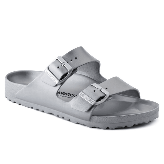 Birkenstock Arizona Metallic Silver EVA Narrow - Kumpfy Shoes