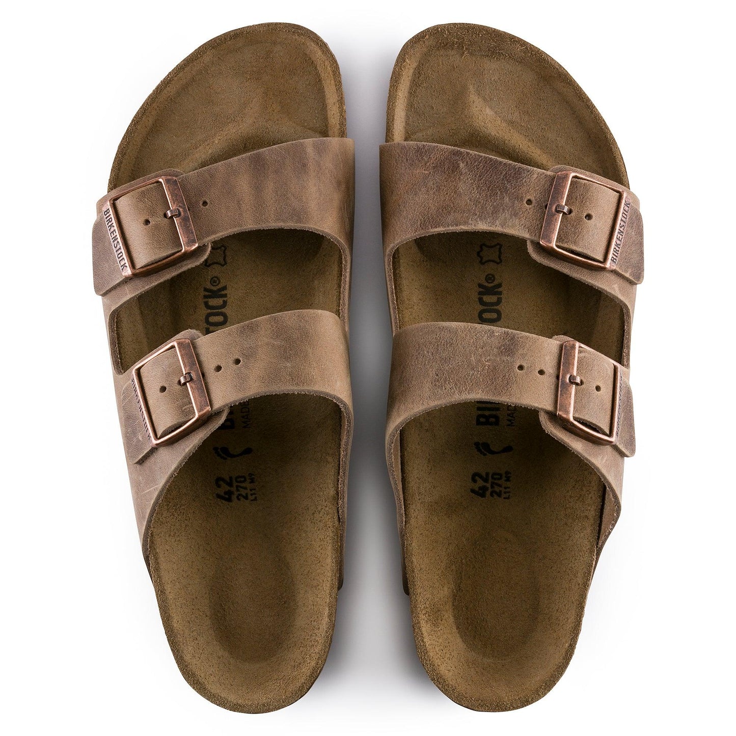 Birkenstock Arizona Tobacco Leather - Kumpfy Shoes