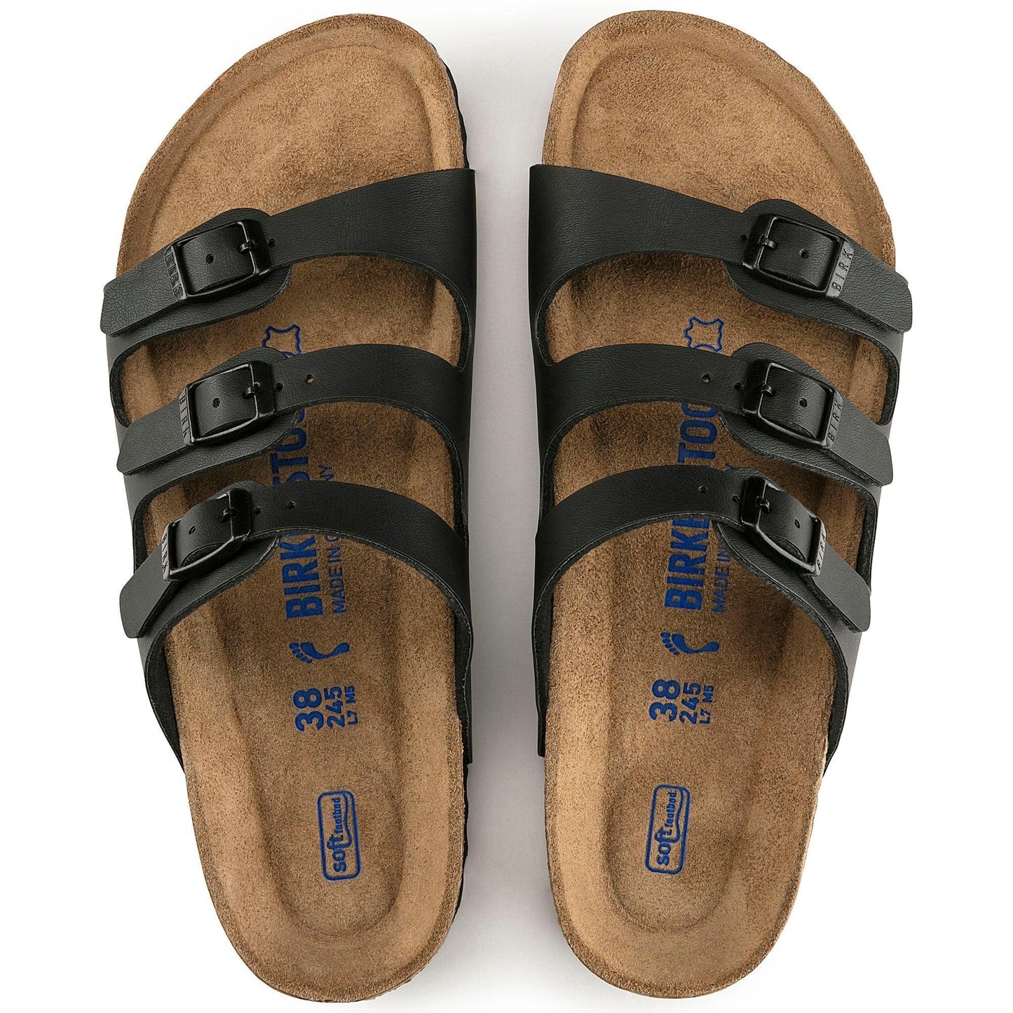 Birkenstock Florida Black BF Soft Narrow - Kumpfy Shoes