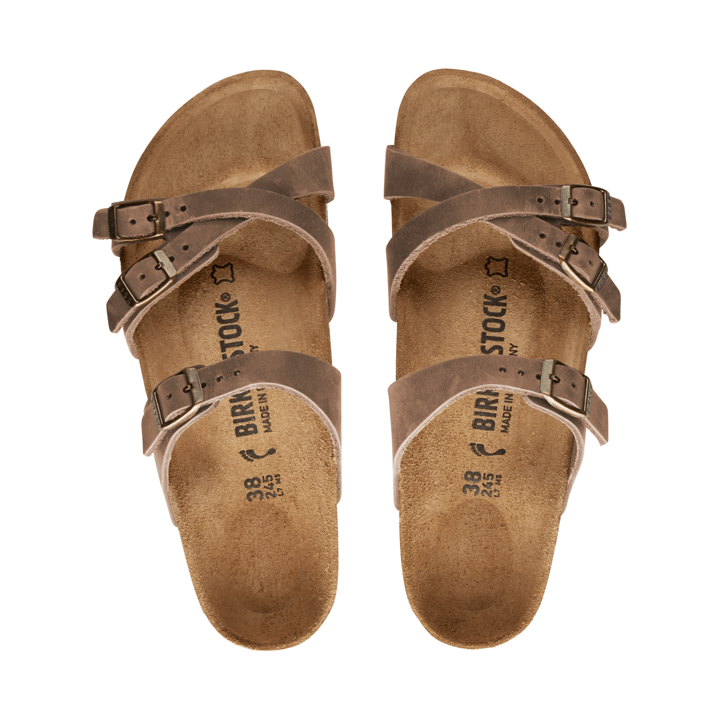 Birkenstock Franca Tobacco Oiled Leather - Kumpfy Shoes