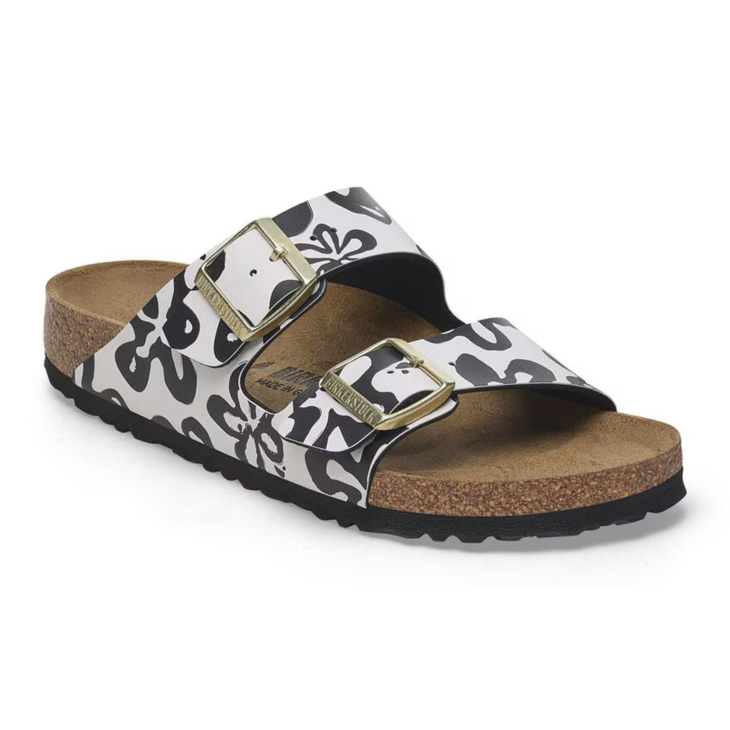 Birkenstock Arizona Blooms BF Sandals - White Black