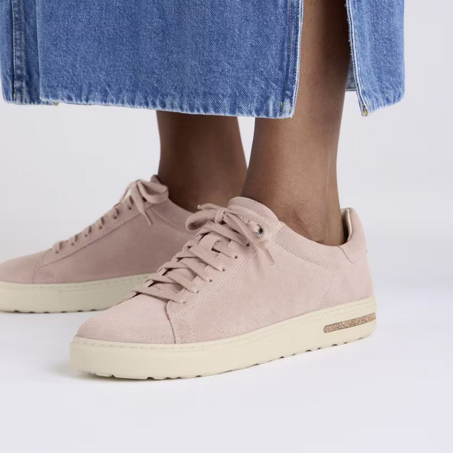 Birkenstock Bend Suede Narrow Sneakers - Light Rose
