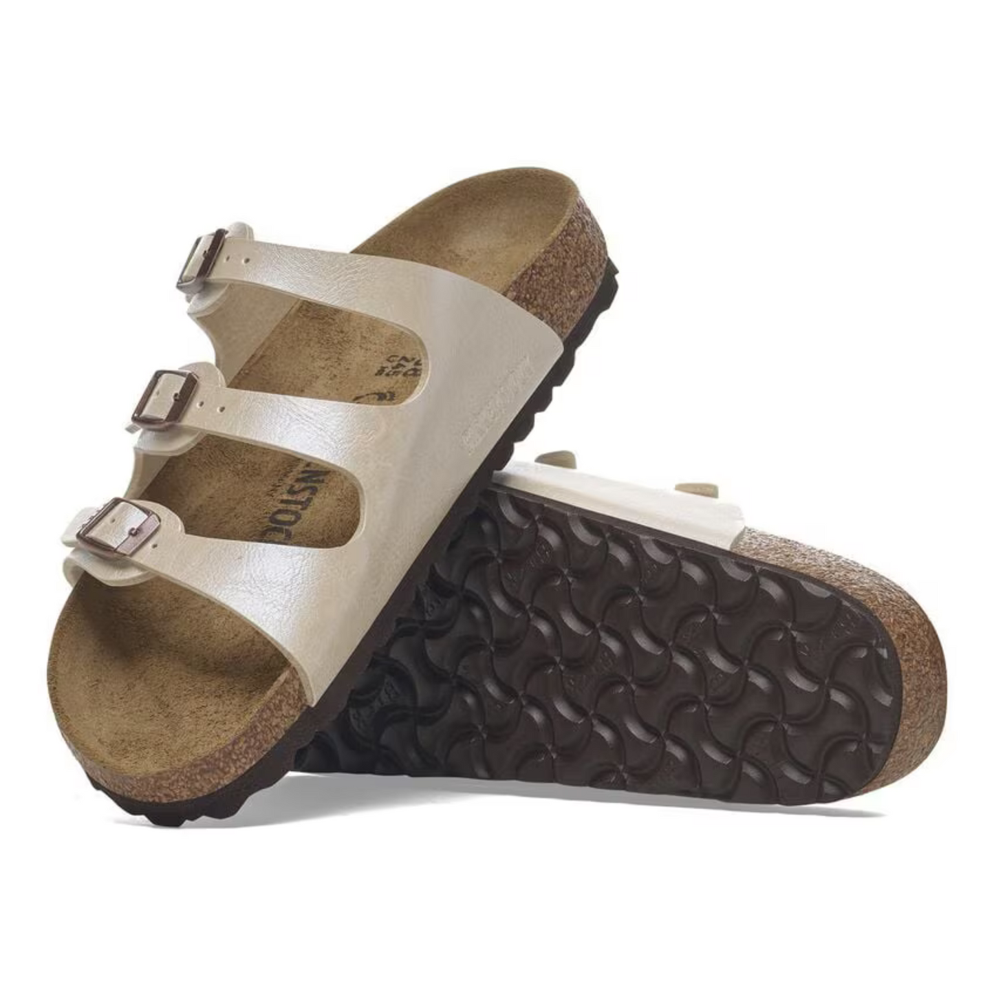 Birkenstock Florida BF Sandal - Graceful Pearl White