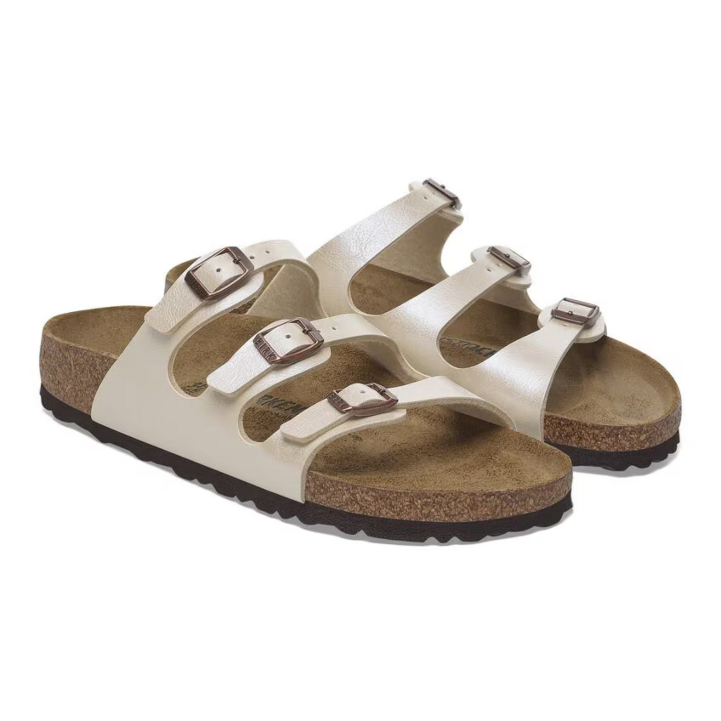Birkenstock Florida BF Sandal - Graceful Pearl White