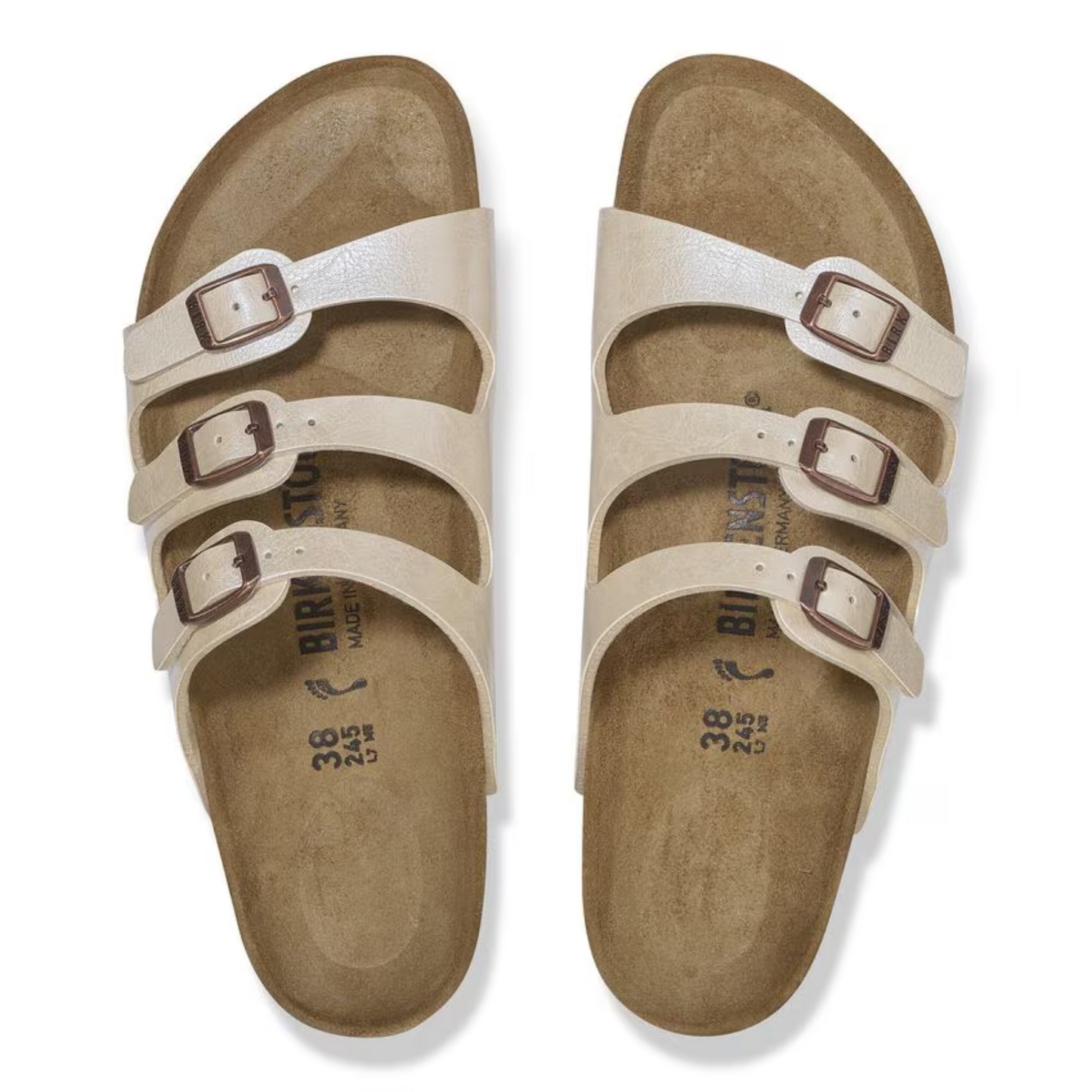 Birkenstock Florida BF Sandal - Graceful Pearl White