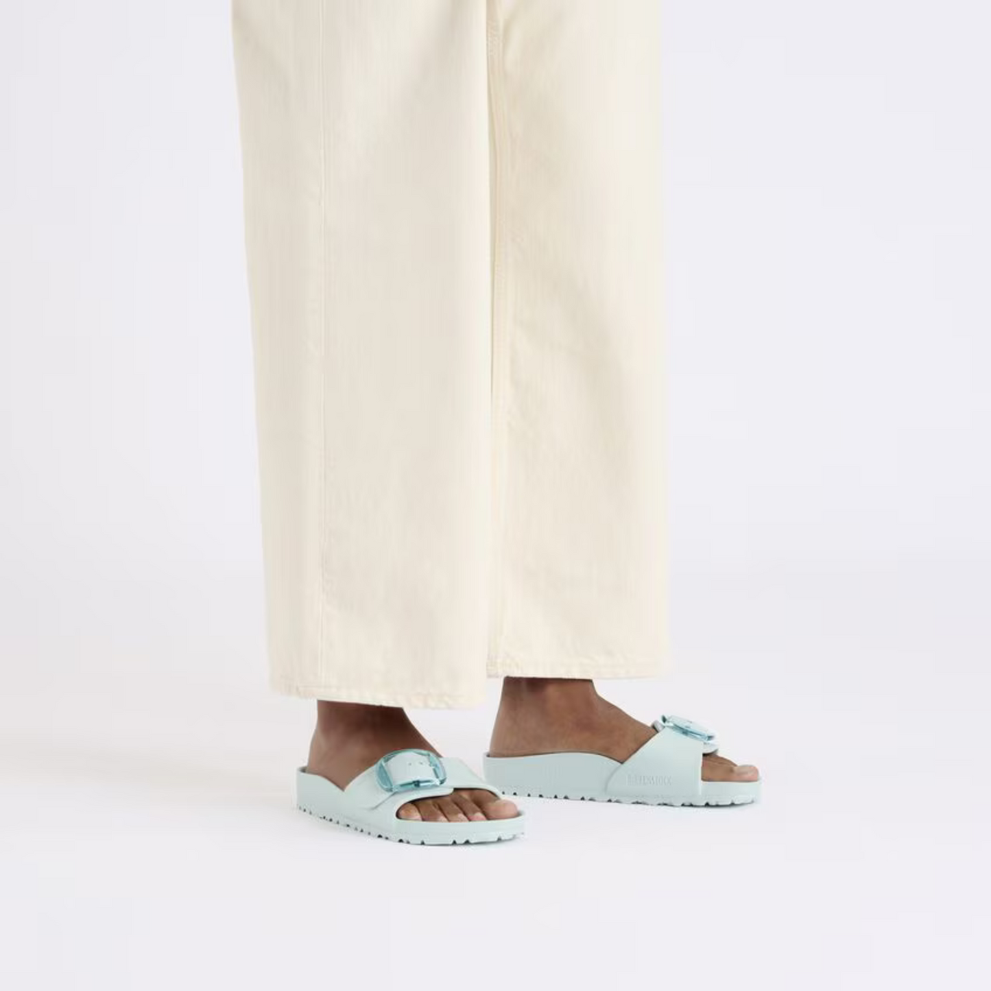 Birkenstock Madrid Big Buckle EVA Sandals - Surf Green