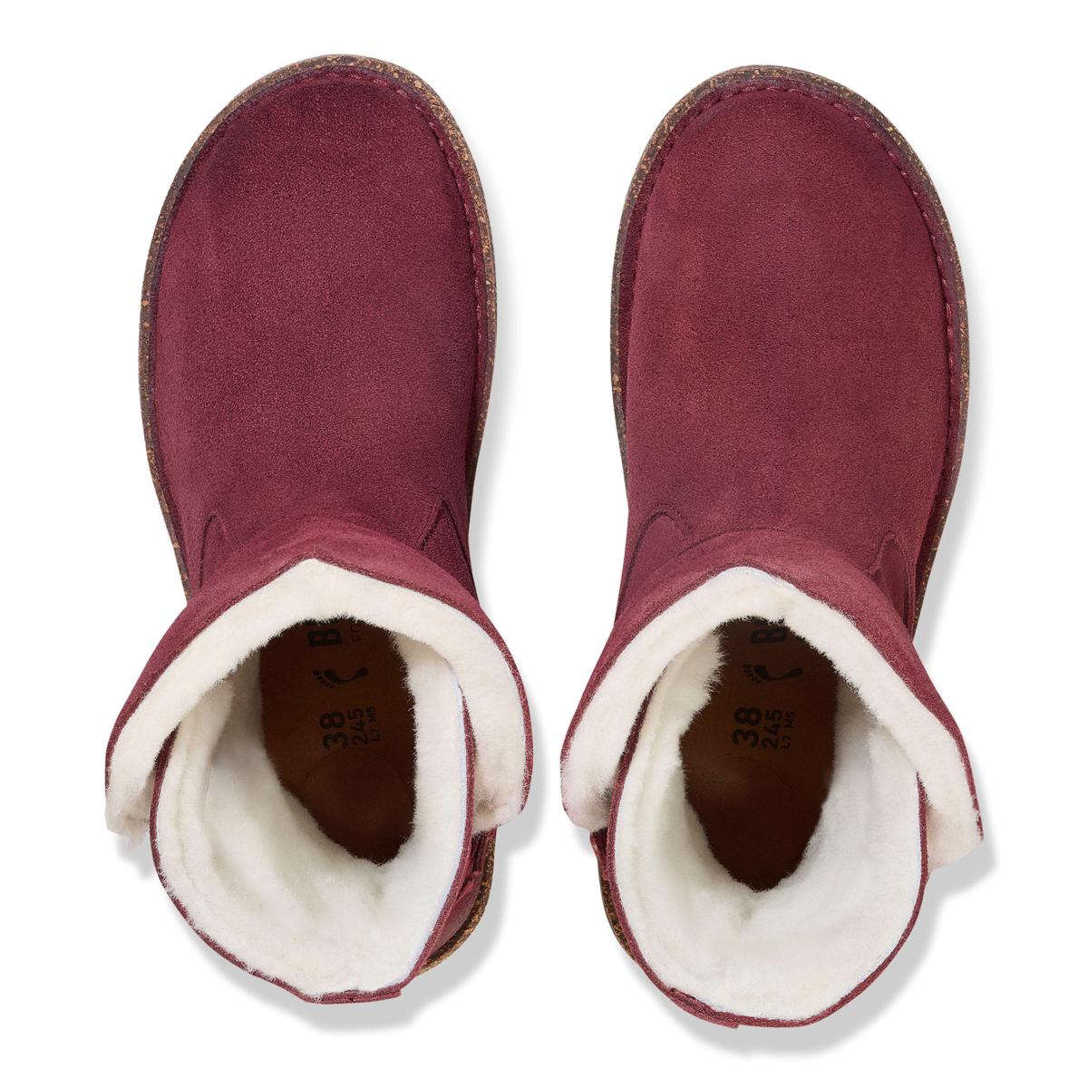 Birkenstock Uppsala Shearling Zinfandel Suede Boots