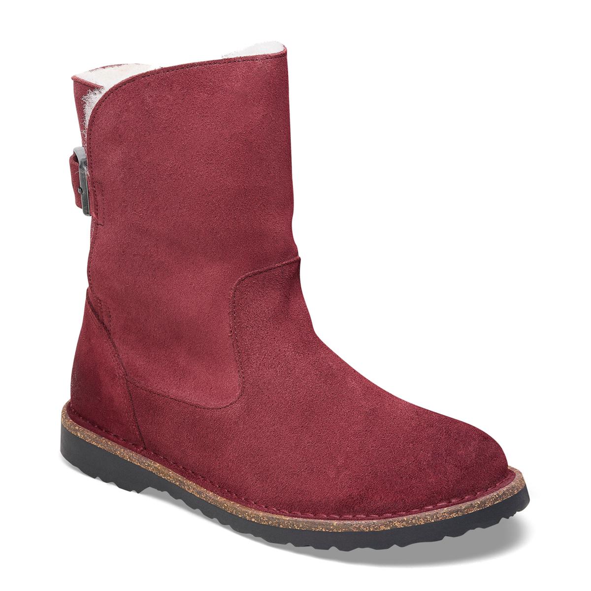 Birkenstock Uppsala Shearling Zinfandel Suede Boots