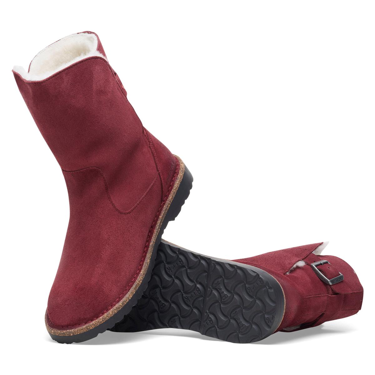 Birkenstock Uppsala Shearling Zinfandel Suede Boots