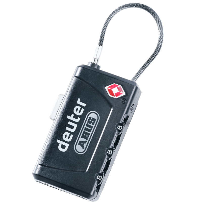 DeuterTSACableLockBlackFrontView