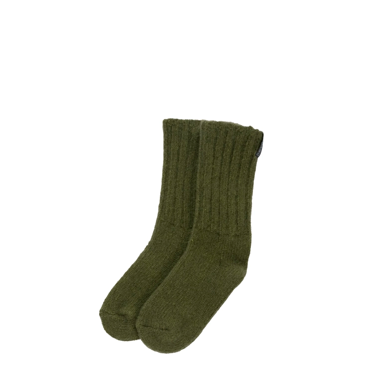 DevoldNansenWoolSock-Olive-36-40
