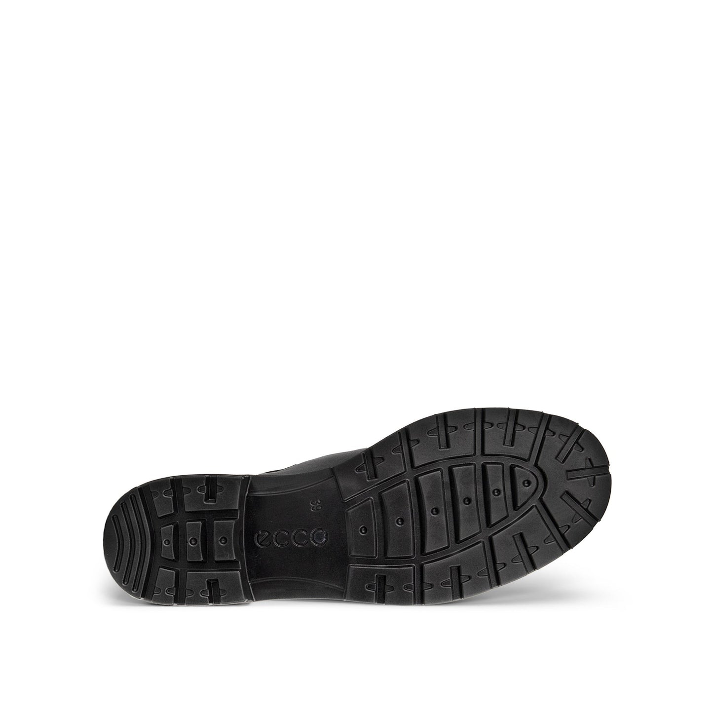 EccoMetroViennaChelseaBlackBootsBottomView