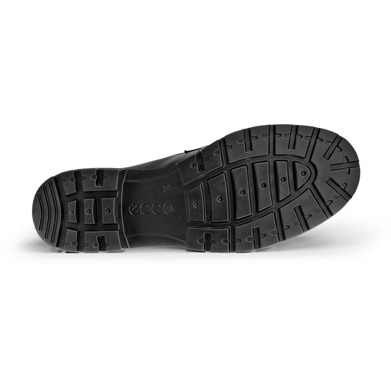 EccoMetropoleViennaLoaferBlackBottomView