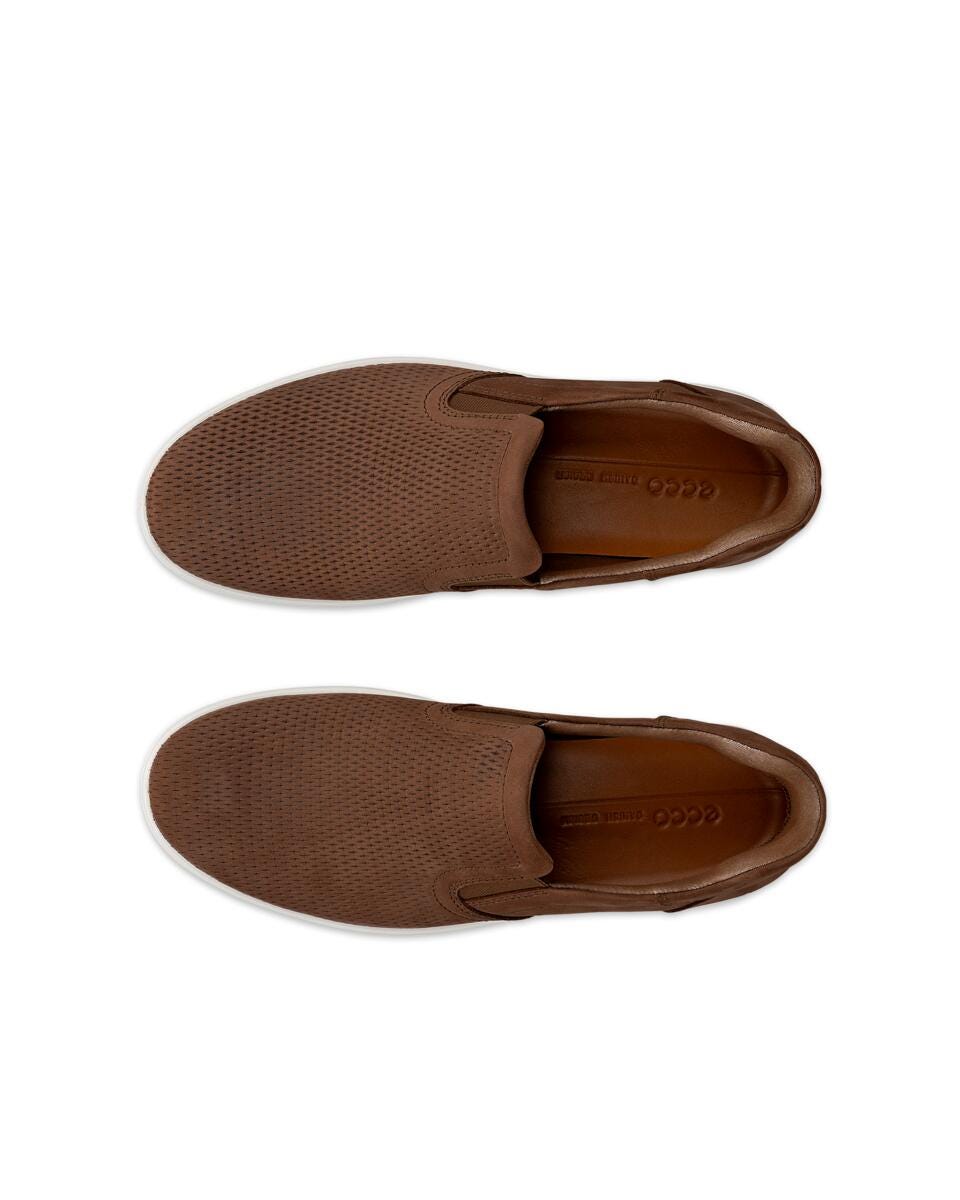 Ecco Men's Soft 7 Slip On Sneakers - Cocoa/Brown