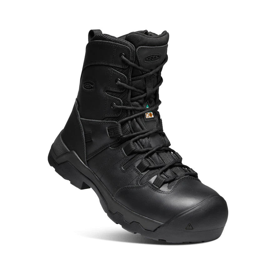 Keen CSA Oshawa + 8" Waterproof & Polar Traction Boots - Black