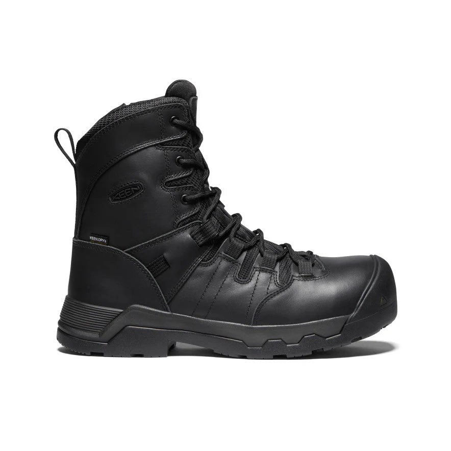 Keen CSA Oshawa + 8" Waterproof & Polar Traction Boots - Black