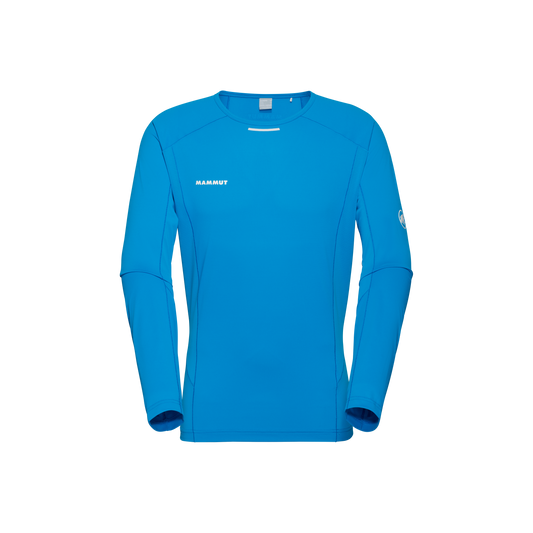 Mammut Men's Aenergy FL Blue Longsleeve Glacier Blue - US Medium Athletic Fit