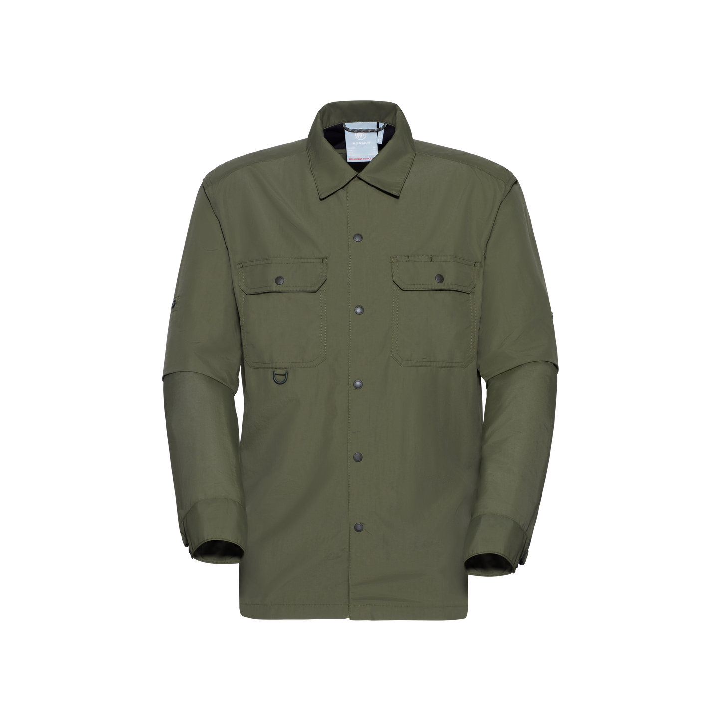 Mammut Men's Highland Green Longsleeve Shirt Dark Marsh - US Medium Regular Fit