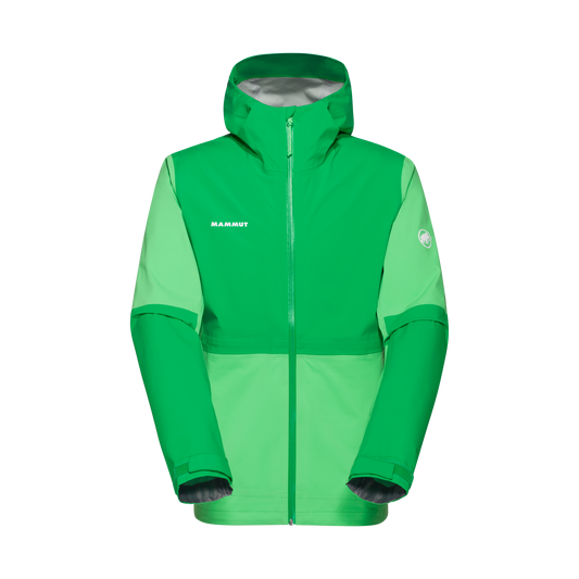 Mammut Men's Linard Guide HS Hooded Jacket Aurora Pinea - US Medium Regular Fit