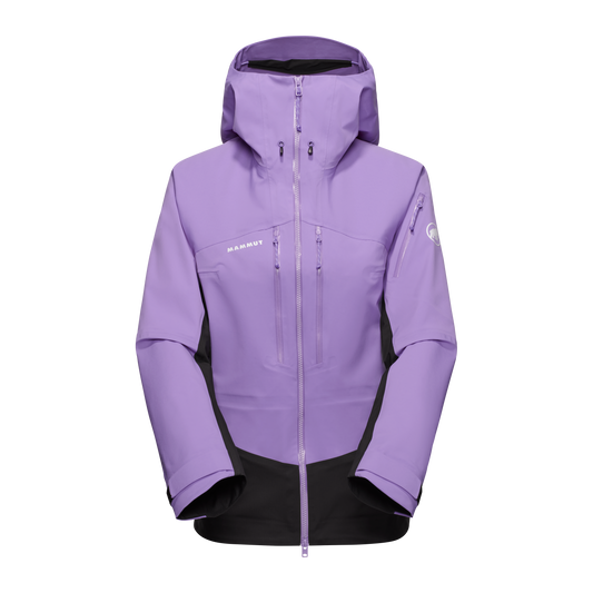 Mammut Women's Taiss Pr HS Hooded Jacket Lavandin Black - US Small Regular Fit