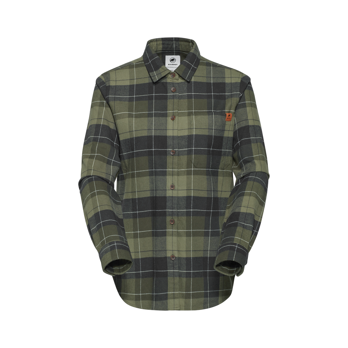 Mammut Women's Trovat Green Longsleeve Shirt Silver Sage - US Small Regular Fit