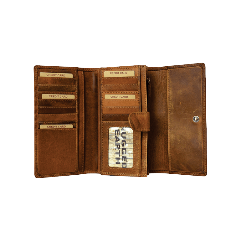 Rugged Earth Leather Wallet 990001