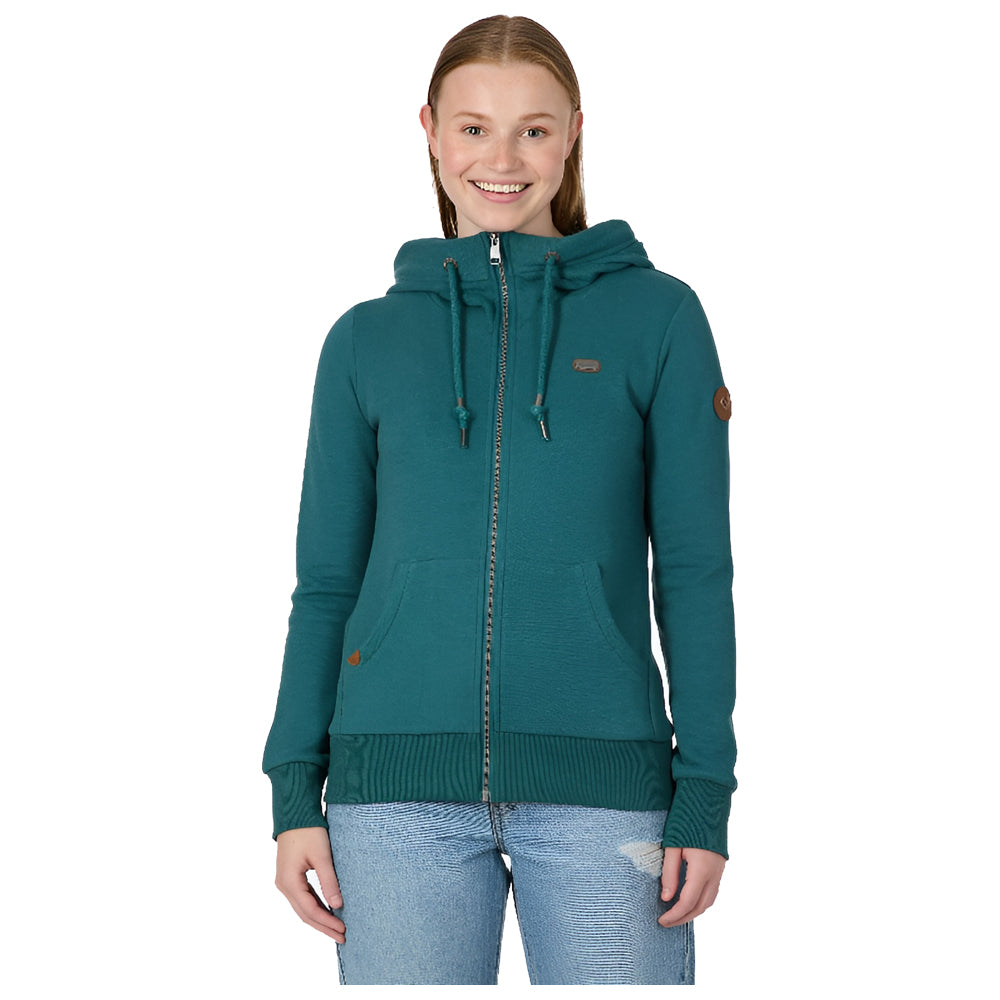 Ragwear W Sweatshirt Ocean Green Neskia Zip
