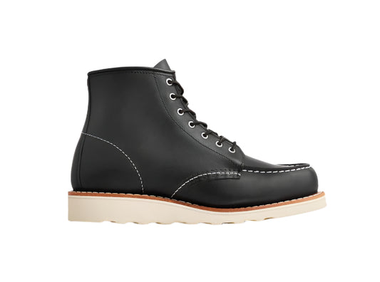 Red Wing Women's Classic 6" Moc Black Boundary Leather Boots