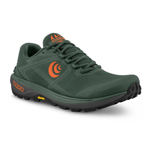 Topo Athletic Men's Terraventure 4 Trail Runner - Green/Orange - Kumpfy Shoes