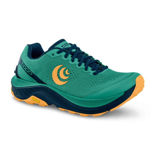 Topo Athletic Women's Ultraventure 3 Trail Runner - Teal/Orange - Kumpfy Shoes