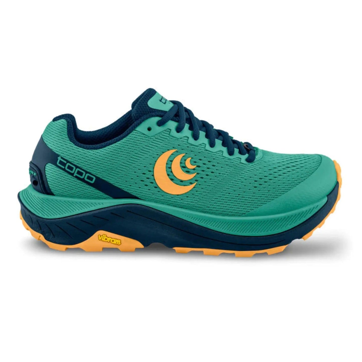 Topo Athletic Women's Ultraventure 3 Trail Runner - Teal/Orange - Kumpfy Shoes