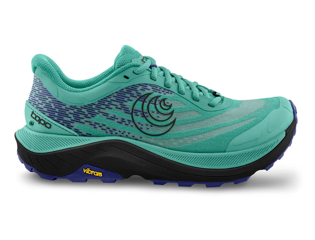 Topo Athletic Women's Ultraventure 4 Trail Runner - Aqua/Black - Kumpfy Shoes