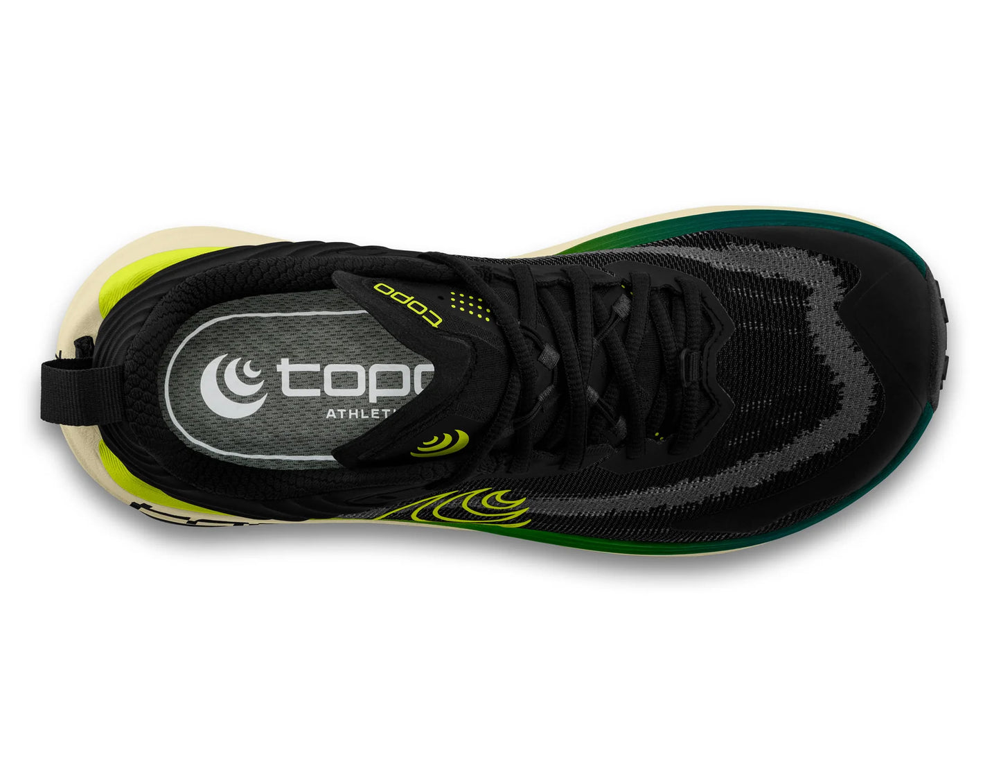 Topo Athletic Vista Black/Lime Wide