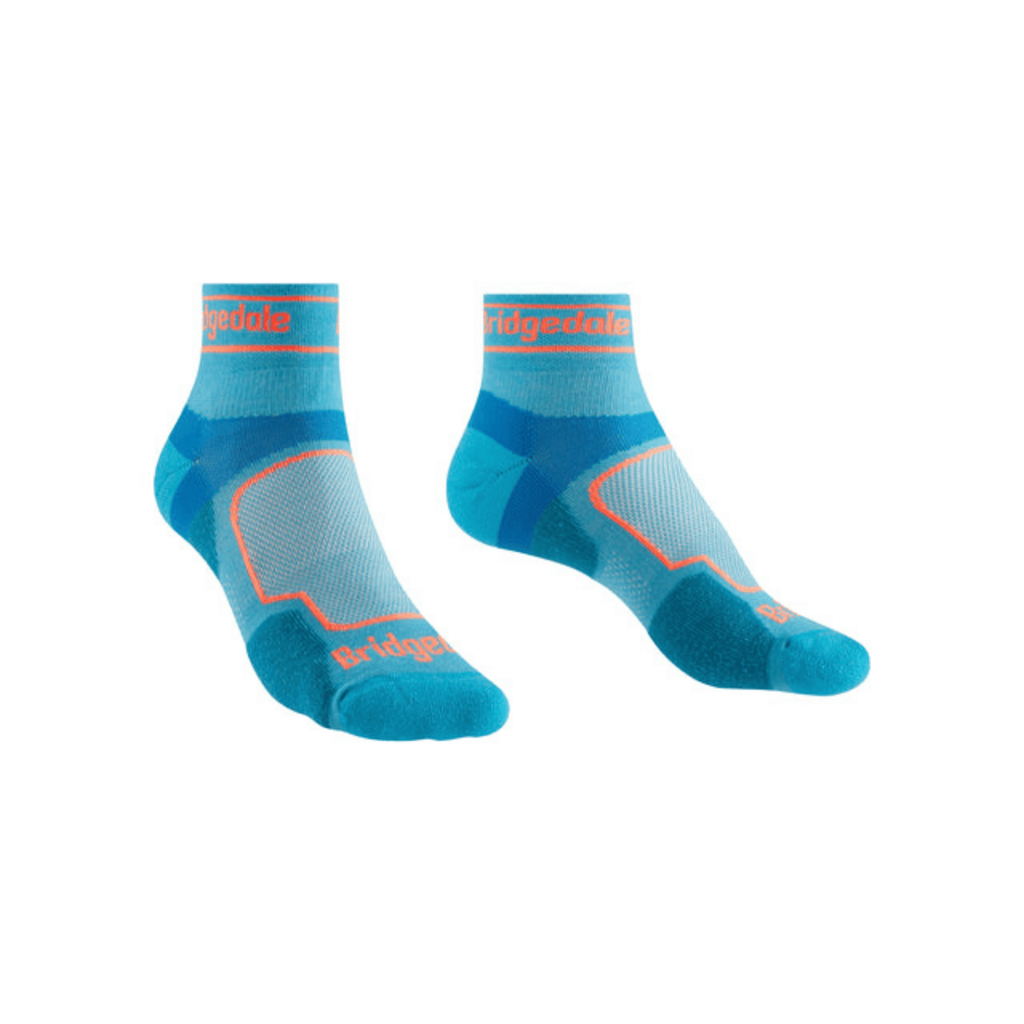 Bridgedale Socks Trail Run Ultra Light Low Coolmax WMS Blue - Kumpfy Shoes