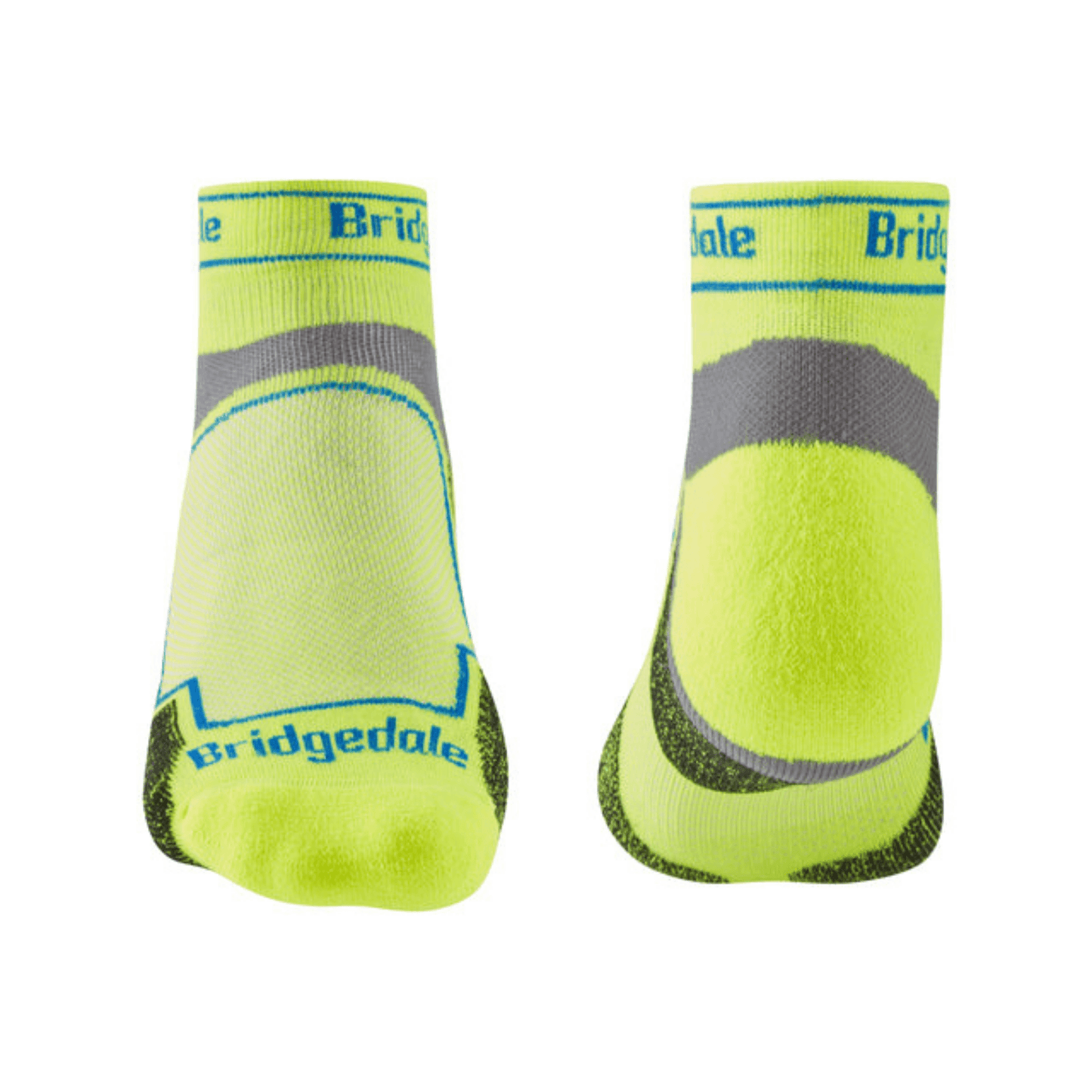 Bridgedale Socks Trail Run Ultra Light Low Coolmax Yellow - Kumpfy Shoes