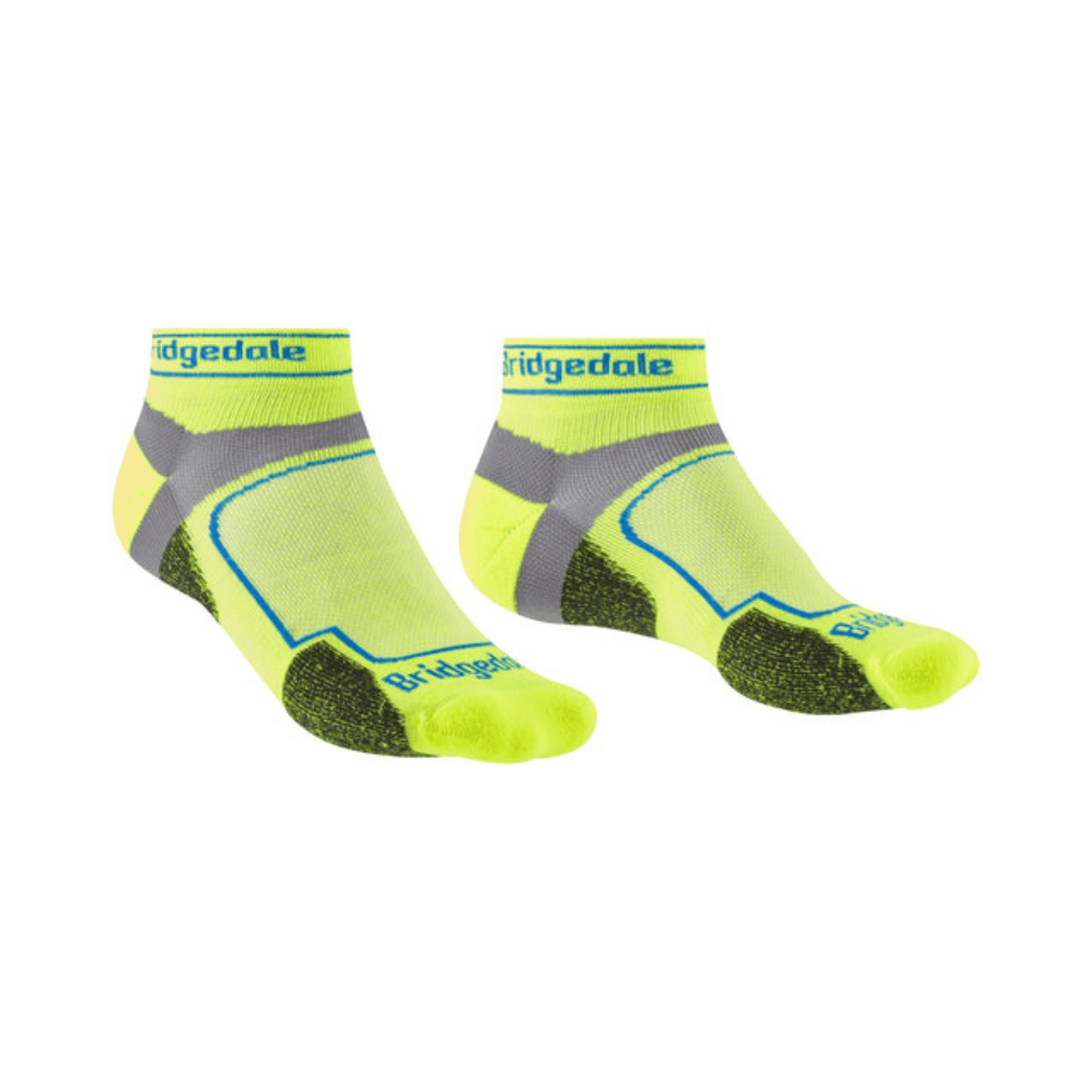 Bridgedale Socks Trail Run Ultra Light Low Coolmax Yellow - Kumpfy Shoes